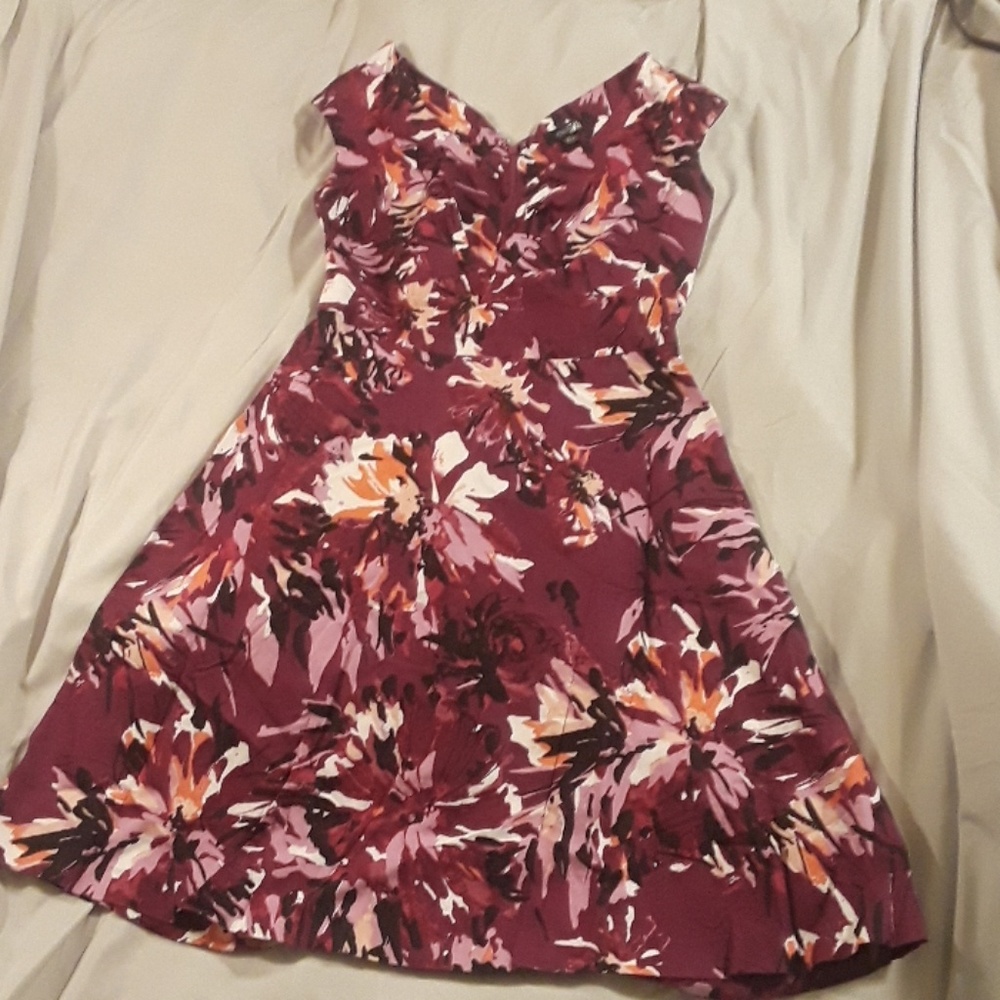 Beautiful abstract floral dress